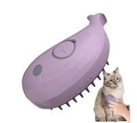 Steamy Cat Brush - Pet Spray Hair Removal Comb | 4 In 1 Cat Brush For Shedding With Water Spray, Pet Combs For Massage, Grooming And Removing Loose Hair