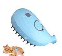 Steamy Cat Brush - Pet Spray Hair Removal Comb | 4 In 1 Cat Brush For Shedding With Water Spray, Pet Combs For Massage, Grooming And Removing Loose Hair