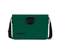 Steamy Classy 12, Nevera pasiva con Bandolera y Divisor, 12 litros, Verde Pino
