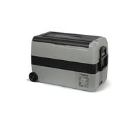 Steamy-E Dual Zone 50 Roller, Nevera de compresor portátil eléctrica con Ruedas, 44 litros, Gris, 12V / 230V, para Congelar y Enfriar de -20°C a +20°C, Ideal para Camping