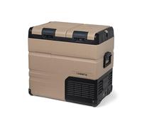 Steamy-E Dual Zone 55, Nevera de compresor portátil eléctrica, 54 Litros, Color Arena, 12V / 230V, para Congelar y Enfriar de -20°C a +20°C, Ideal para Camping