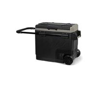 Steamy-E Dual Zone 61 Roller, Nevera de compresor portátil eléctrica con Ruedas, 58 litros, Negro, 12V / 230V, para Congelar y Enfriar de -20°C a +20°C, Ideal para Camping