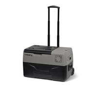 Steamy-E Single Zone 30 Roller, Nevera de compresor portátil eléctrica con Ruedas, 28 litros, Gris, 12V / 230V, para Congelar y Enfriar de -20°C a +20°C, Ideal para Camping