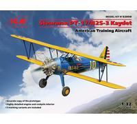 Stearman Pt-17/n2s-3 Kaydet, American Training Avión 1 :3 2 Modelo Kit Icm