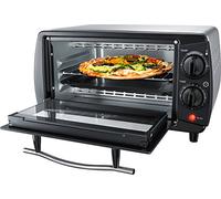 Steba KB 9.2 - Mini horno, Eléctrico, 9 L, 800 W, 2 niveles de cocción, carcasa de acero inoxidable