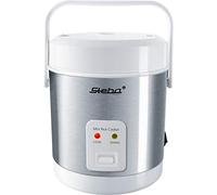 Steba mini olla arrocera con capacidad de 0,9 litros, tapa interior con revestimiento antiadherente, incl. cuchara arrocera y taza medidora. RK 4 M.