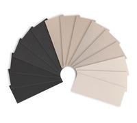 STEBRUAM 15 Pcs Papel De Lija 9 x 3.6In Grano 1000/2000/3000/5000/10000