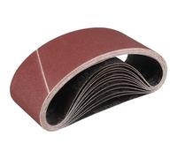 STEBRUAM Bandas de Lija 100x 610 mm,12piezas 120 grano Para Lijadora de Banda