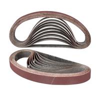 STEBRUAM Bandas de Lija 20x520 mm,12piezas 320 grano Para Lijadora de Banda