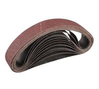 STEBRUAM Bandas de Lija 50x 686 mm,10piezas 60 grano Para Lijadora de Banda