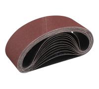 STEBRUAM Bandas de Lija 75x 457 mm,12piezas 120 grano Para Lijadora de Banda