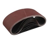 STEBRUAM Bandas de Lija 75x 457 mm,12piezas 400 grano Para Lijadora de Banda