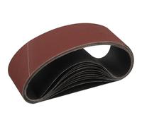 STEBRUAM Bandas de Lija 75x 533 mm,12piezas 400 grano Para Lijadora de Banda