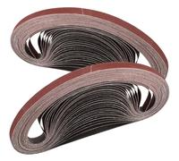 STEBRUAM Bandas de Lija 9 x 533 mm,30piezas 320 grano Para Lijadora de Banda