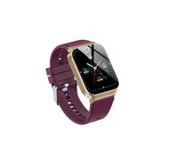 STECEi 1,85'' Reloj Inteligente con Pantalla táctil HD para Hombres y Mujeres, con Llamadas Bluetooth, Deportivo Resistente al Agua IP68, Rojo Oxblood
