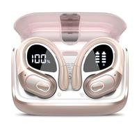 STECEi Auriculares con IA y 6 Modos de traducción, 75 Horas de Tiempo Real, 164 Idiomas, para Empresas, Oro Rosa