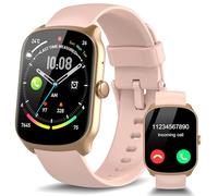 STECEi Reloj Inteligente Hombre Mujer, 1.95" HD Pantalla Curva Smartwatch con Llamadas Bluetooth, Monitor de Ritmo Cardíaco y Sueño, Pulsera Actividad 110+ Modos Deportivos, Impermeable IP68, Oro Rosa