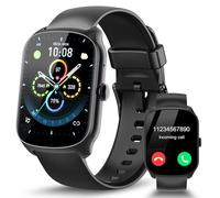 STECEi Reloj Inteligente Hombre Mujer, 1.95" HD Pantalla Curva Smartwatch con Llamadas Bluetooth, Monitor de Ritmo Cardíaco y Sueño, Pulsera Actividad 110+ Modos Deportivos, Impermeable IP68, Negro