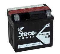 Steco Powersports Batería moto 12.0 4.0 Sin mantenimiento (Ref: YTX5L-BS)