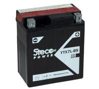Steco Powersports Batería moto 12.0 6.0 Sin mantenimiento (Ref: YTX7L-BS)