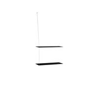 Stedge 2.0 Estante 60 cm Roble Negro/Acero Inoxidable