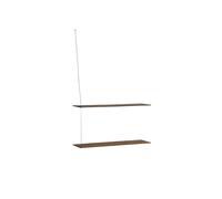 Stedge 2.0 Estante 80 cm Roble Ahumado/Acero Inoxidable