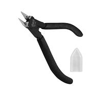 stedi Alicates con cuchilla fina afilada y estuche de plástico de 12 cm, cortador para reparación y fijación de modelos de Gundam, negro
