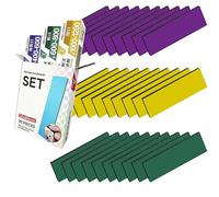 stedi Esponja de Lijado para construcción Modelo Gundam, Herramientas de Modelo de pasatiempo, Bloque de Lijado a Mano, Impermeable, Uso en seco y húmedo, Papel de Lija de Grano 400 a 1200, 30 Hojas