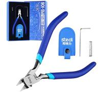 Stedi Herramientas de Modelado, con filo único ultrafino y cuchilla para plástico, cortador diagonal para reparar y fijar modelos de plástico Gundam, azul