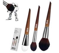 stedi Kit de Cepillo de Limpieza para Modelos, Herramientas de fabricación de Pasatiempos, 2 cepillos Suaves y 1 rígidos, Cepillo de Polvo Modelo para estatuas, Gundam, Manualidades Militares de