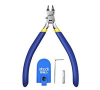 stedi Modelo Nipper, con ultra-delgado de un solo filo y Blade caso modelo de plástico herramientas para Gundam reparación de modelo de plástico y fijación,Azul