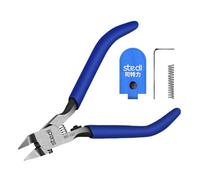 Stedi, Tenazas para modelo de plástico, pinzas ultrafinas de doble hoja con funda protectora, herramientas para pasatiempos, reparación y fijación de modelos de plástico Gundam