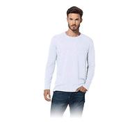 Stedman Apparel Classic-T Long Sleeve/ST2500 Camiseta, Blanco, L para Hombre