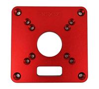STEEIRO Router Placa de Aleación de Aluminio Router Mesa Bandeja Inserción Universal Trimmmaschine Flipboard para carpintería Bancos Mesa