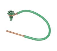 Steel City GSC12 - Pigtail, 15 cm de longitud, verde, 50 unidades