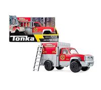 Steel Classics Camión de rescate, Tonka, camion de emergencias para niños, vehículos de juguete para juego creativo, desarrollo de las habilidades motrices, rojo, para niños y niñas a partir de 3 años