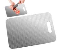 Steel Cutting Board - Double Sided Stainless Mat, Non-Slip Honeycomb Chopping Board Dishwasher Safe | Thickened Chopping Mat for Kitchen, Home, Meat, Vegetables, Food, Pastry, Cooking
