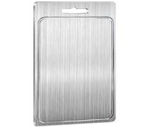 Steel Cutting Boards For Kitchen - Double Sided Metal Chopping Plate - Fruit Cutting Block - Baking Board - Chopping Block - Cutting Chopping Boards - Kitchen Tool For Countertop