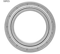 Steel Deep Groove Ball Bearings 10pcs | Double Sided Protected High Speed 25x42x9mm / 30x47x9mm / 35x55x10mm | Low Noise Ball Bearings for Motors/Tools/Exercise Equipment (30 * 47 * 9MM (6906-ZZ))