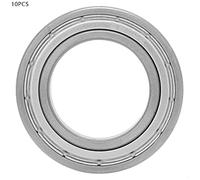 Steel Deep Groove Ball Bearings 10pcs | Double Sided Protected High Speed 25x42x9mm / 30x47x9mm / 35x55x10mm | Low Noise Ball Bearings for Motors/Tools/Exercise Equipment (25 * 42 * 9MM （3905-ZZ）)