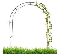 Steel e Garden Arch Arbor Trellis 2.6m 8.5ft Outdoor Wedding Det Treping Plant Support Metal Structure Perfect for Gardens and Pathways