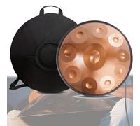 Steel Hand Drums De 432 Hz/440 Hz, 9/10/ Tambor De Mano De 12 Notas, Tambor Handpan Para Instrumentos Handpan De 22 Pulgadas Para Adultos, Para Sanación Con Sonido(A,10 notes(432Hz))
