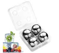Steel Ice Ball, Reusable Metal Cooling Rocks, 1.06×1.06 Inches Beverage Fixture with Compact Build, Drink Chilling Device with Efficient Style, Home Accessories for Soda Wine Juice Beer Parties Bar