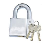 Steel Key Padlock,Waterproof and Rust-Proof Garage Locker Door Lock,Width 40mm50mm60mm,3 Keys(40x62mm)