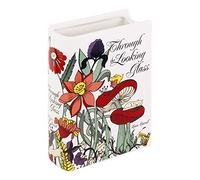 Steel Mill & Co - Jarrón decorativo grande en forma de libro, jarrones de cerámica para decoración del hogar, bonita decoración de estantería, jarrón único para los amantes de los libros, a través del