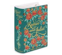 Steel Mill & Co Original Large Book-Shaped Decorative Vase, Ceramic Vases for Home Decor, Cute Bookshelf Decor, Unique Vase for Book Lovers, Romeo and Juliet