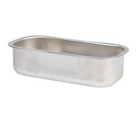 steel pan Plumcake Nonstick de acero inoxidable 18/10, 25 x 11 cm