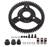Steel Pinion and Spur Gear Set 0.8M 58T 32P | 16T 18T 20T Gear Kit for Traxxas Slash 2WD | High Toughness RC Car Parts / 1:10 Scale Replicas