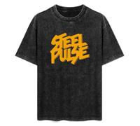 Steel Pulse Reggae Music Men's Black Unisex tee T-Shirt Black M