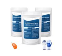 Steel Reinforced Epoxy Putty, 3.53oz / 100g Waterproof Two-Part Epoxy Putty Stick, Fast Repair Epoxys Filler for Metal Wood Plastic Ceramic Tile Glass, Crack Hole Bonding and Surface Repair. (3Pcs)
